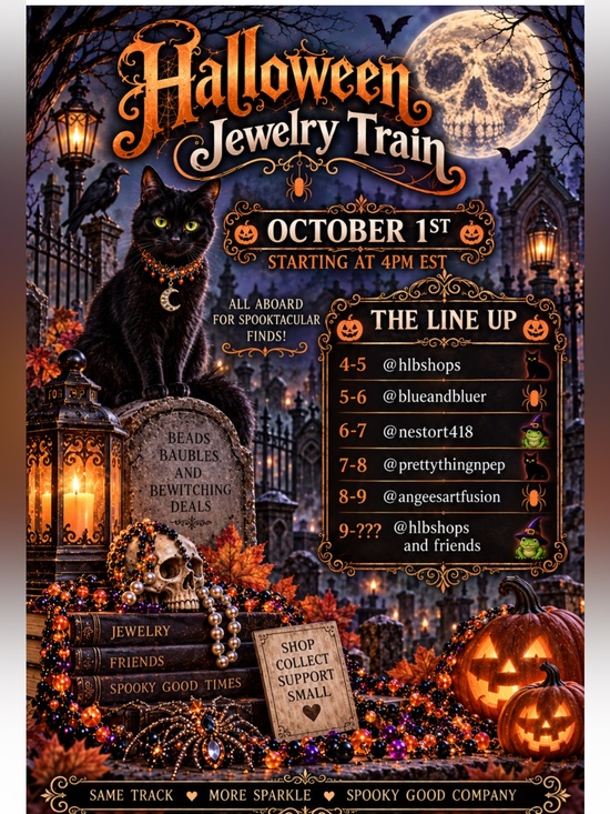Jewelry - 🎃Halloween Jewelry Train Coming Oct. 1st!🎃